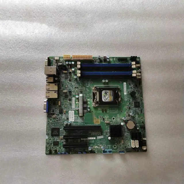 Alt view image 2 of 6 - For Super-micro X10SLL+-F LGA1150 E3-1200 Single Channel Motherboard