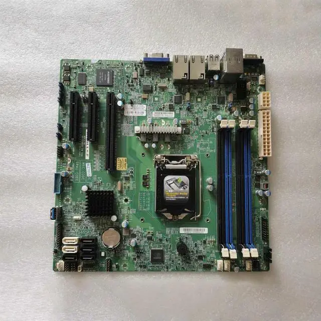 Alt view image 3 of 6 - For Super-micro X10SLL+-F LGA1150 E3-1200 Single Channel Motherboard
