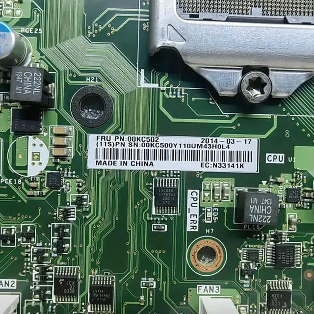 Alt view image 2 of 3 - For X3250 M5 Server motherboard 00KG100 00KC502 00AM098