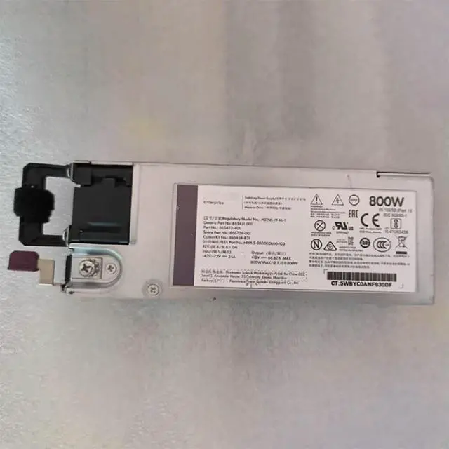 Alt view image 3 of 3 - For H-P 800W Power Supply 48vdc 865434-b21 866728-001