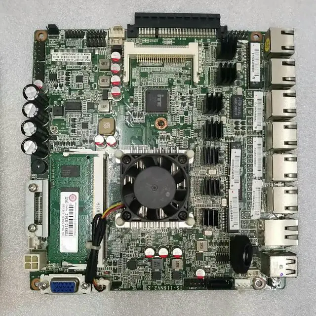 Alt view image 2 of 3 - J1900 6-port soft router motherboard IS-116NV2.1