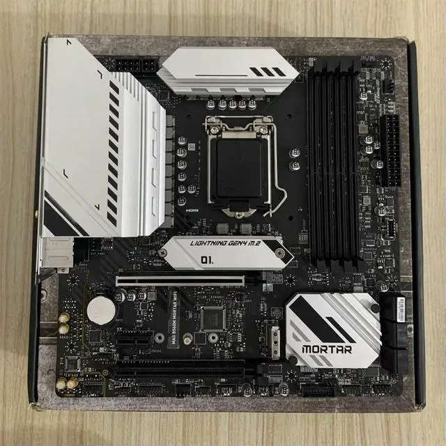 Alt view image 2 of 3 - 128GB 2*M.2 PCI-E 4.0 LGA 1200 DDR4 Micro ATX Mainboard For MAG B560M MORTAR Motherboard
