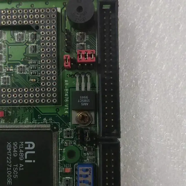 Alt view image 3 of 3 - ISA half length board industrial control motherboard AR-B1476 V 1.4