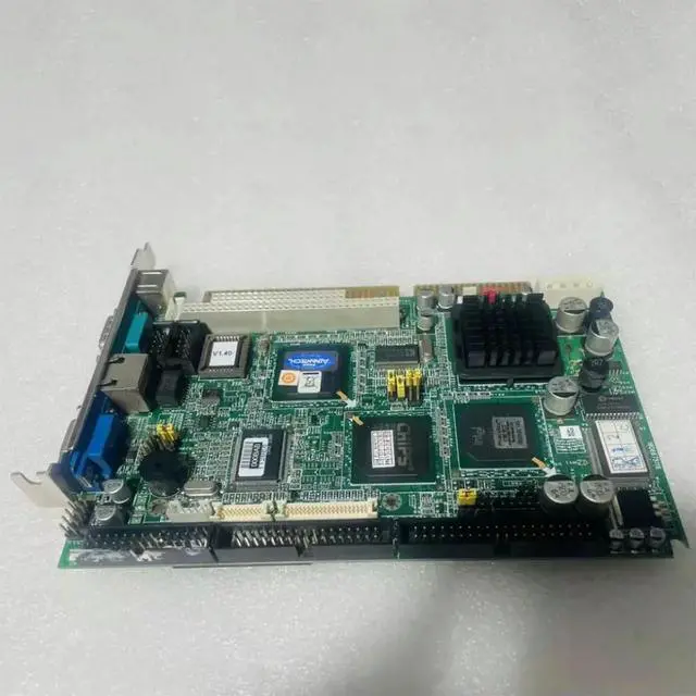 Alt view image 3 of 3 - PCA-6751 REV B2 Industrial Control Motherboard PCA-6751 REV:B202-1 Half-length ISA Card