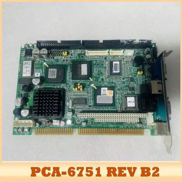 Main image of PCA-6751 REV B2 Industrial Control Motherboard PCA-6751 REV:B202-1 Half-length ISA Card