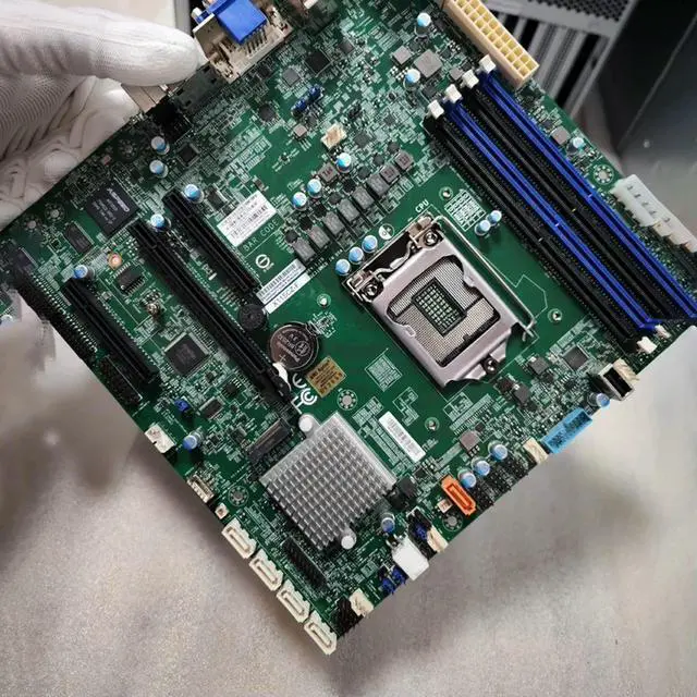 Alt view image 3 of 6 - X11SCZ-F For Motherboard LGA1151 DDR4 PCI-E3.0 8th/9th Gen Core i3/i5/i7/i9 Xeon E-2100/E-2200