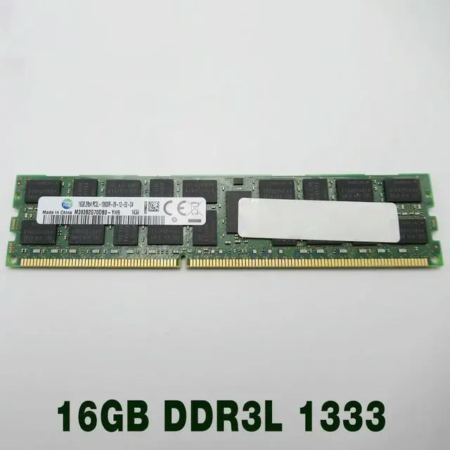 Main image of 1pcs M393B2G70DB0-YH9 16GB 16G For RAM 2RX4 REG Server Memory DDR3L 1333