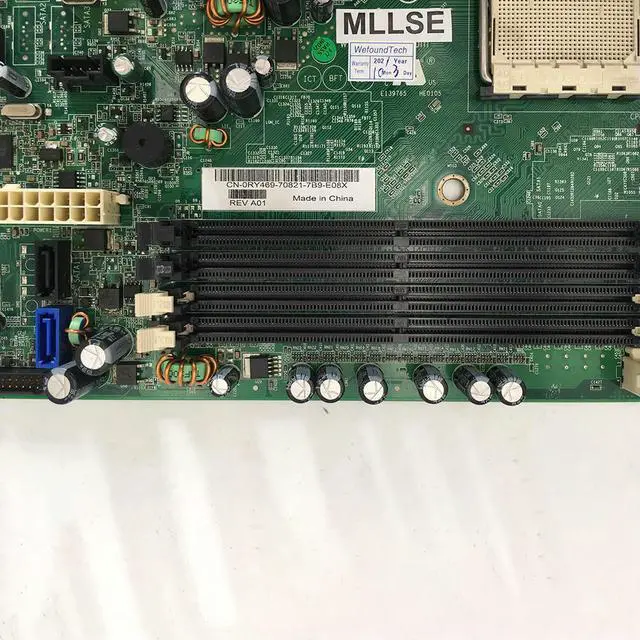 Alt view image 4 of 4 - For Optiplex 740 SFF System Motherboard For C51 Socket AM2 BTX YP693 RY469 PY469