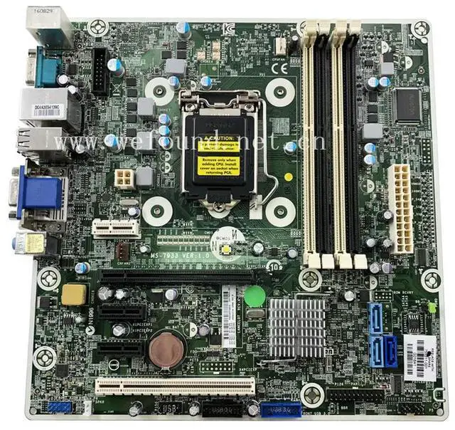 Alt view image 3 of 4 - Working Desktop Motherboard 490 478 G2 755311-001 754916-001 MS-7933 V1.0 Good