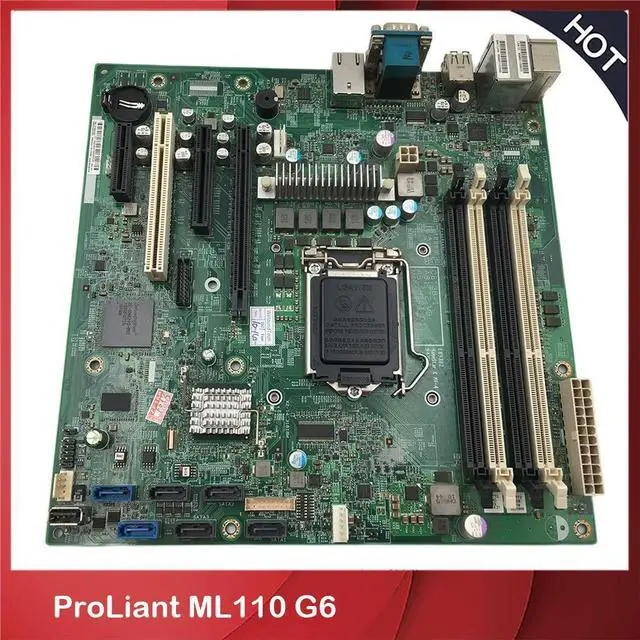 Alt view image 2 of 4 - 4U Server Motherboard For For ProLiant ML110 G6 576924-001 573944-001 DDR3 SATA/SAS Good