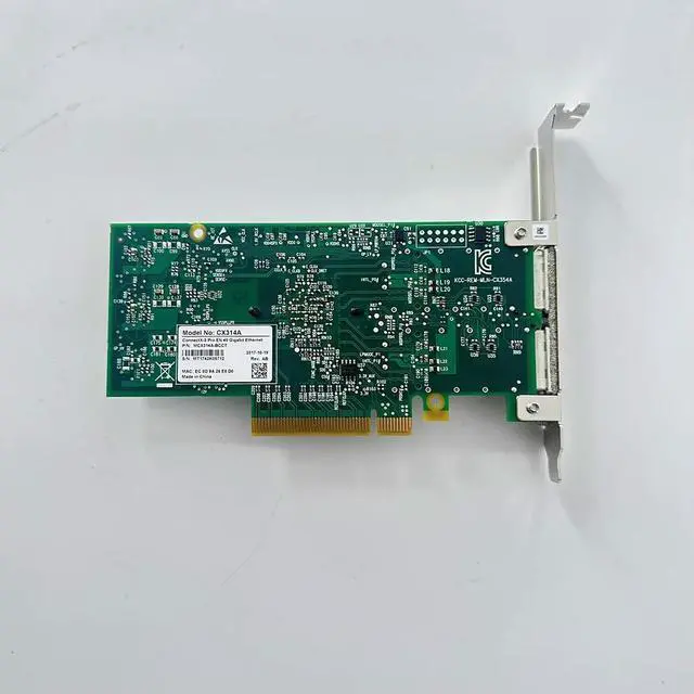 Alt view image 2 of 4 - For Mellanox ConnectX-3 Pro EN Dual Electrical Ports 40G Ethernet card MCX314A-BCCT CX314A