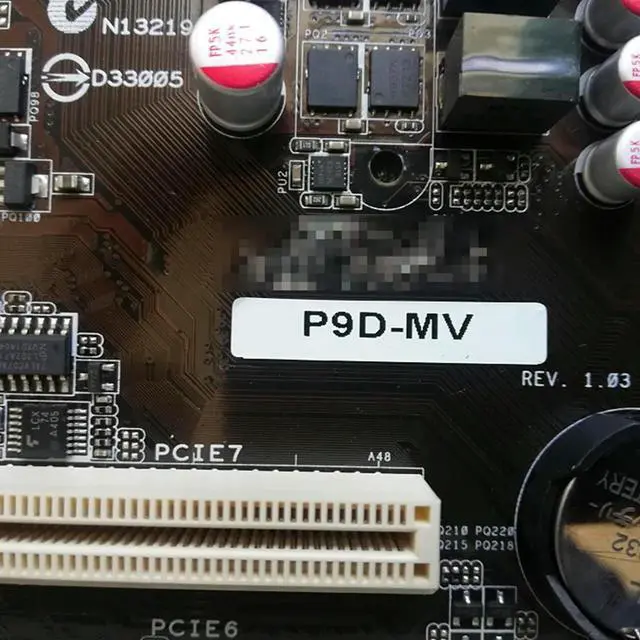 Alt view image 4 of 4 - For Server Motherboard P9D MV C222 Support Remote Management Service Good P9D-MV
