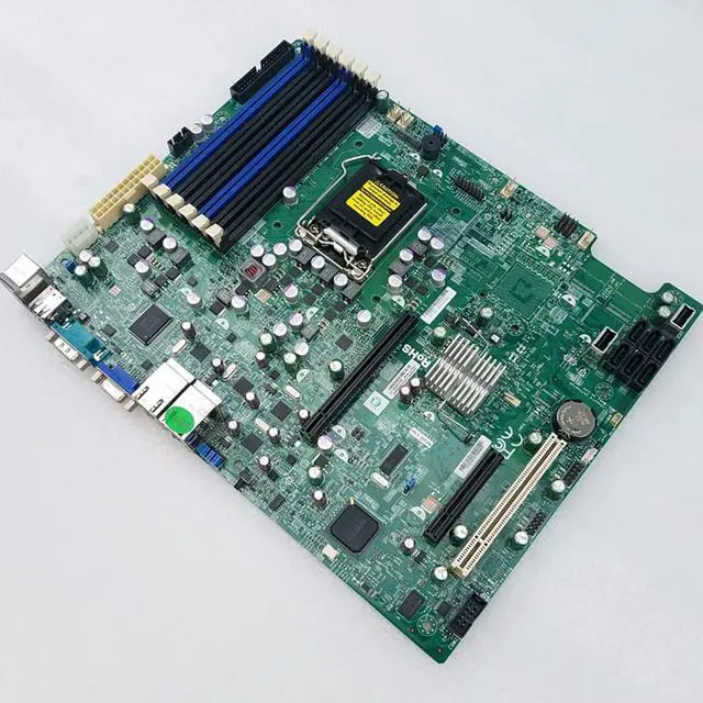 Alt view image 3 of 4 - X8SIE-LN4 For Motherboard LGA1156 DDR3 Xeon X3400 / L3400 Series Core i3