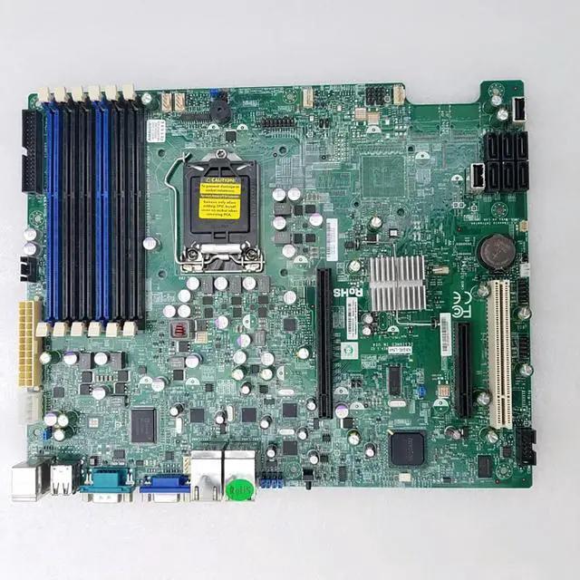 Alt view image 4 of 4 - X8SIE-LN4 For Motherboard LGA1156 DDR3 Xeon X3400 / L3400 Series Core i3