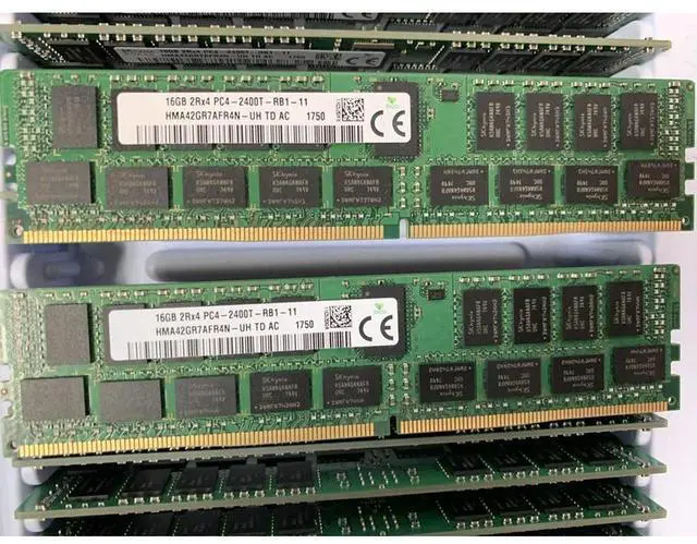 Alt view image 2 of 2 - 1pcs For ML150 G9 DL120 G9 DL180 G9 16G 16GB 2Rx4 DDR4 2400 ECC REG Server Memory