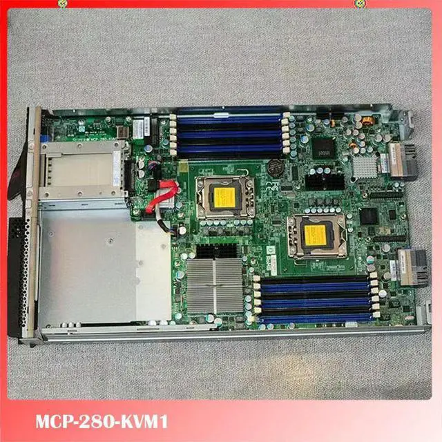 Alt view image 2 of 7 - Server Motherboard For MCP-280-KVM1 Good
