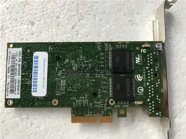 Alt view image 2 of 6 - For For 49Y4242 NC365T I340-T4 PCI-E quadport Gigabit network adapter