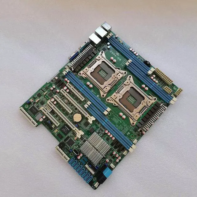 Alt view image 4 of 7 - Server Two-Way Motherboard Z9PA-D8 For C602 Socket LGA 2011 DDR3 X79 X79M Good