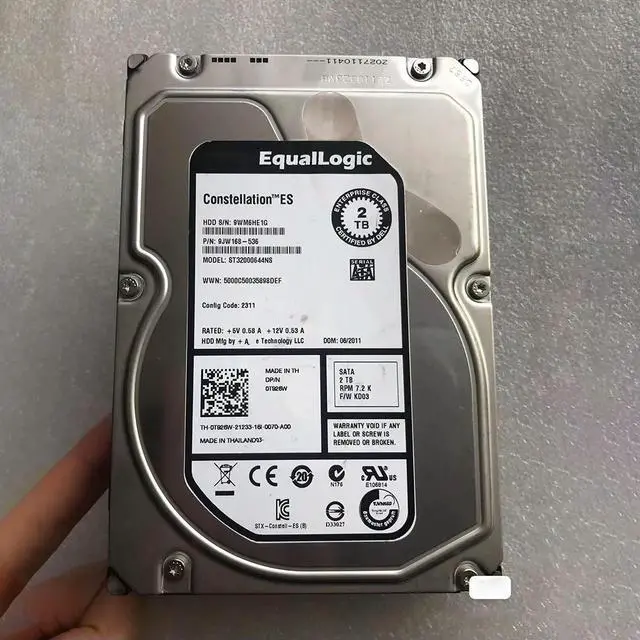Alt view image 3 of 6 - HDD Enterprise Hard Disk 0T926W 2T SATA 7.2K 3.5" Hard drive For ST32000644NS