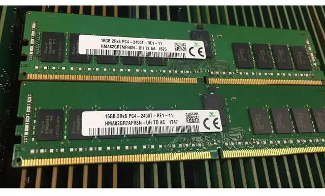 Alt view image 3 of 6 - 1 pcs For SK Hynix RAM 16G ECC REG Server Memory Fast Ship 16GB 2RX8 PC4-2133P DDR4 2133