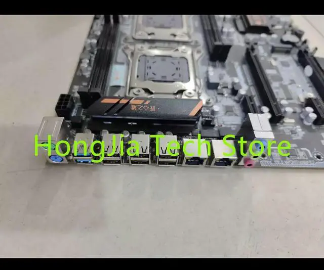 Alt view image 7 of 7 - For Dual CPU X79 Motherboard LGA 2011 E5 DDR3 128GB E-ATX X79 4D
