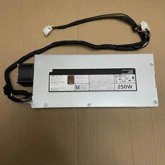 Alt view image 2 of 4 - For Poweredge R230 P3G94 250W Server Power Supply 9J6JG 09J6JG AC250E-S0