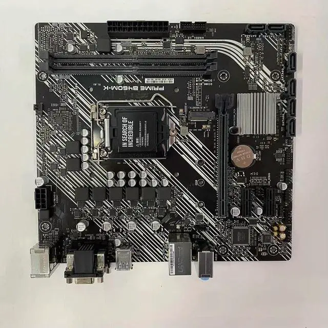 Alt view image 2 of 4 - For Desktop Motherboard PRIME B460M-K M-ATX B460 LGA 1200 DDR4 2933MHz Test Good