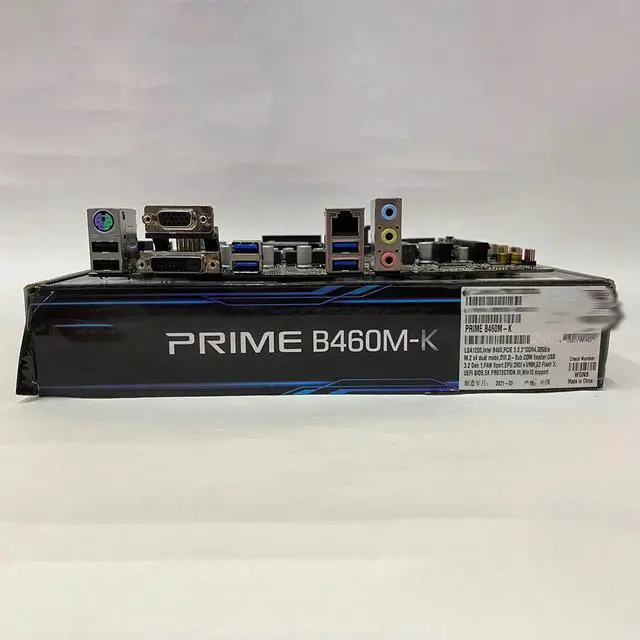 Alt view image 4 of 4 - For Desktop Motherboard PRIME B460M-K M-ATX B460 LGA 1200 DDR4 2933MHz Test Good