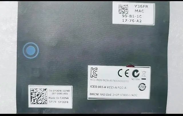 Main image of For R630 R730 Dual 10G+Dual 1G Quad Port Network Daughter Card P71JP Y36FR G8RP