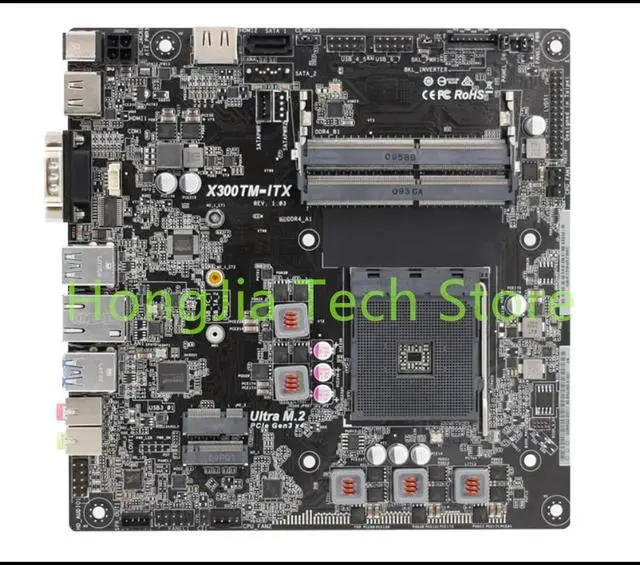 Alt view image 2 of 4 - mini ITX all-in-one computer motherboard X300TM-ITX