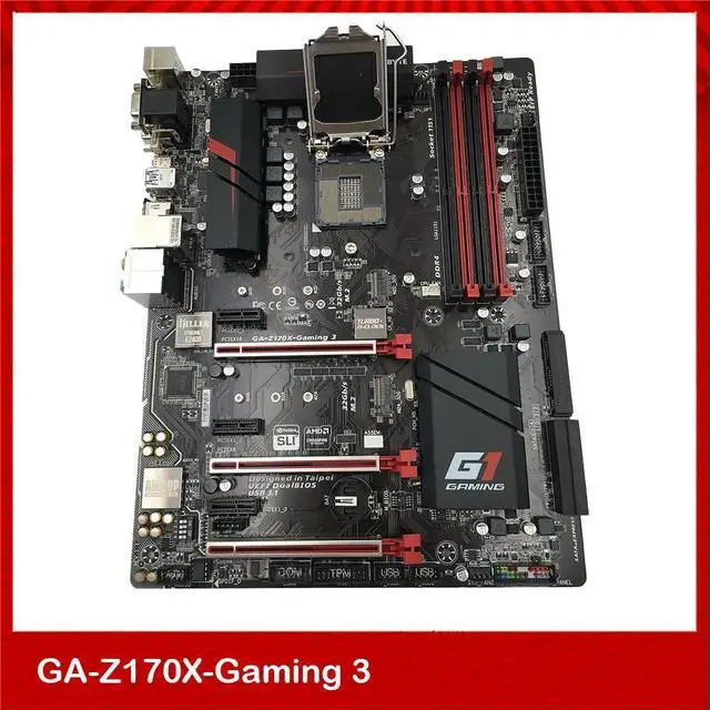 Alt view image 5 of 7 - For GA-Z170X-Gaming 3 LGA1151 Z170 DDR4 32GB Support 6th and 7th Generation CPUs Motherboard Good
