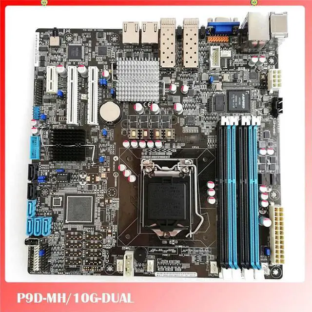 Alt view image 6 of 7 - Server Motherboard For P9D-MH/10G-DUAL 1150 E3-1230 V3 Good