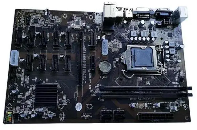 Alt view image 3 of 4 - Dedicated Motherboard For B250-BTC-12P with 12 GPU DDR4 LGA 1151 Test, Good