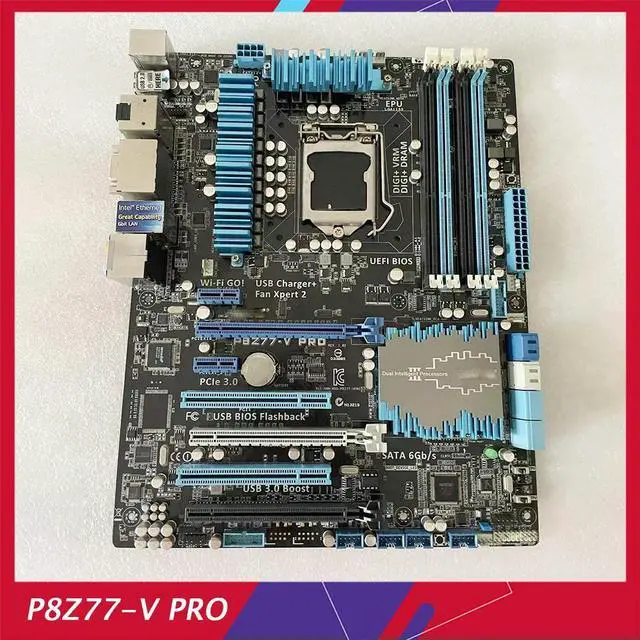 Alt view image 2 of 4 - Desktop Motherboard For P8Z77-V PRO Z77 1155 WIFI DDR3 Good