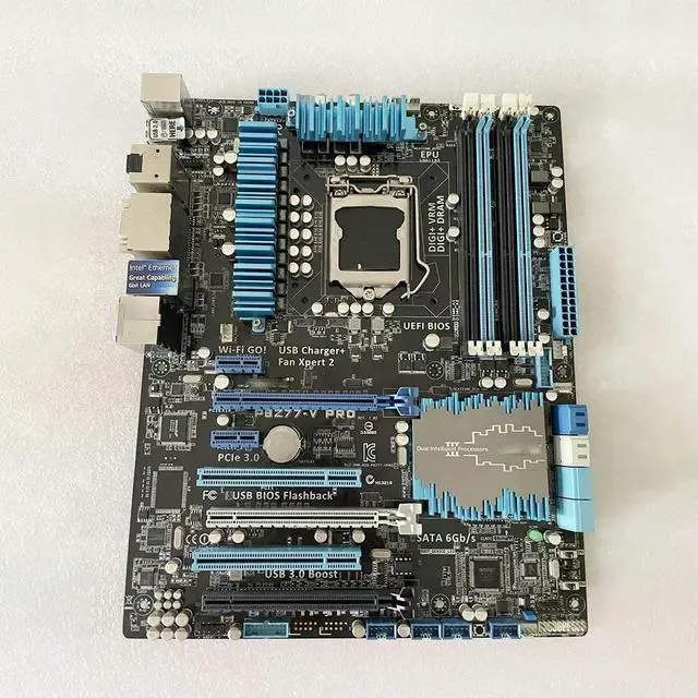Alt view image 3 of 4 - Desktop Motherboard For P8Z77-V PRO Z77 1155 WIFI DDR3 Good
