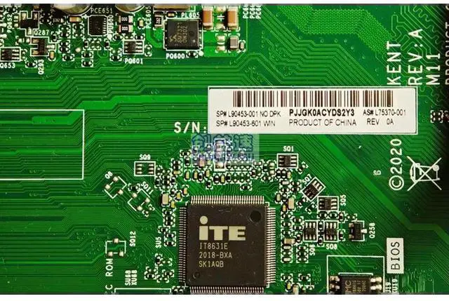 Alt view image 7 of 7 - For ZHAN99 PRO G2 Motherboard H470 LGA1200 DDR4 LGA1200 L90453-001 L90453-601 L75370-001