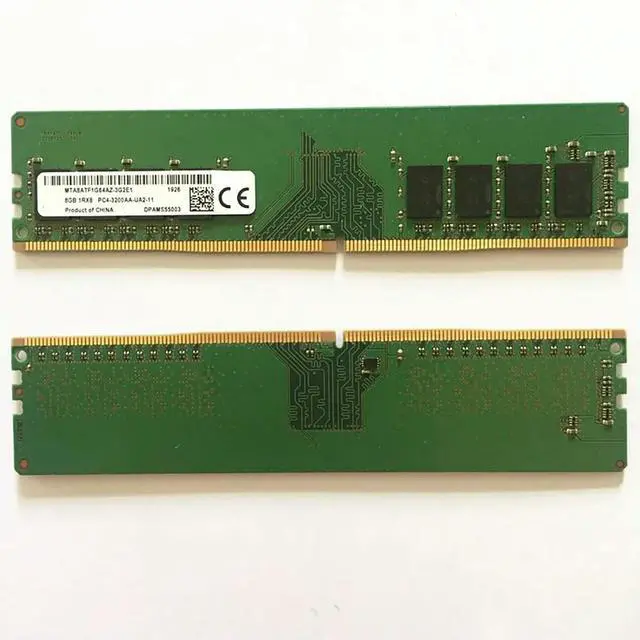 Alt view image 6 of 6 - 1 PCS Micron DDR4 UDIMM RAM 8GB 3200MHz Des-ktop Memory 288pin DDR4 8GB 1RX8 PC4-3200AA-UA2-11
