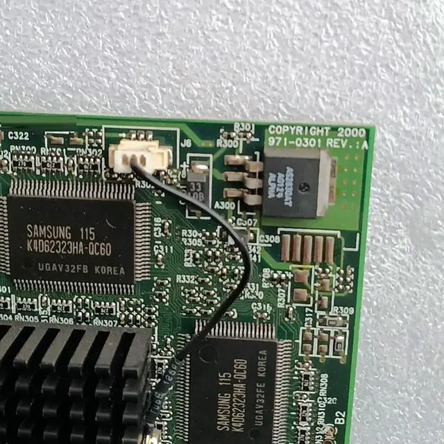 Alt view image 6 of 6 - For Mayor 971-0301 copyright 2000 Graphics card MDHA16DLXB MTY2340