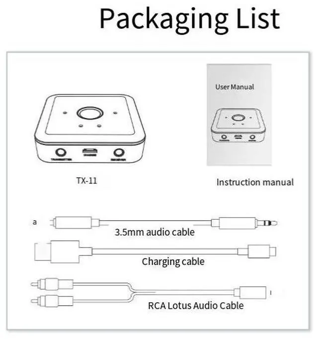 Alt view image 7 of 7 - DIXSG,The new low-latency Bluetooth 5.2 transmitter with Qualcomm APTX HD chip supports one-to-two call return transmission to computers