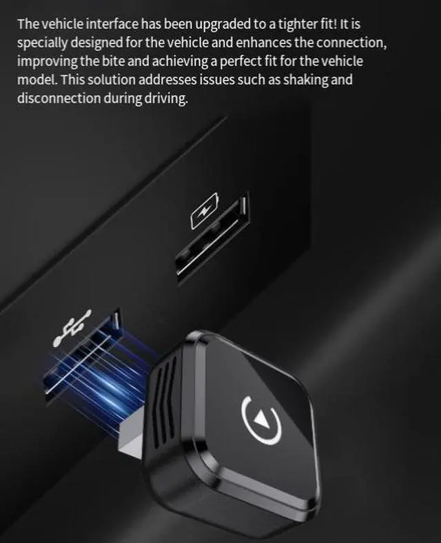 Alt view image 3 of 7 - DIXSG Hot-selling carplay Wired to Wireless box Android Auto Vehicle-to-Device Interconnection Box carplay adapter