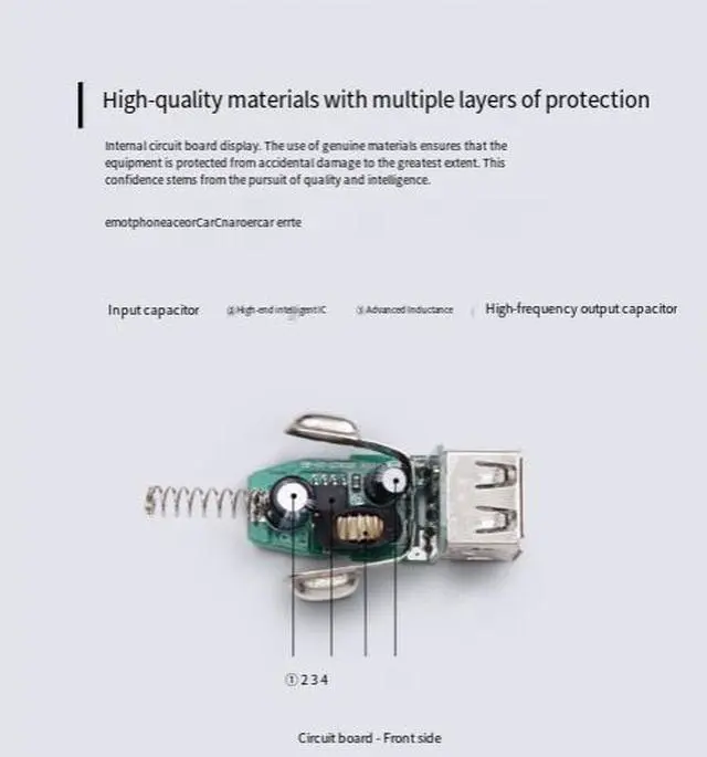 Alt view image 3 of 4 - DIXSG Mini Multi-functional Emergency metal Safety hammer Car Charger with dual usb bullet-head led car charger