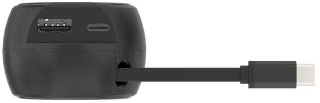 Alt view image 4 of 6 - DIXSG Coconut Ball telescopic cable car charger, Super fast charging 90W, smart dual cigarette lighter car charger, high current