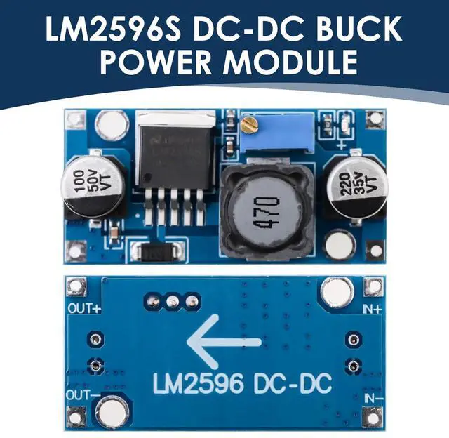Alt view image 2 of 6 - Adjustable Buck Converter DC to DC Voltage Regulator, 5 Pack High Efficiency Power Supply Module Step Down Power Module 3.0V-40V Input to 1.5V-35V Output, 3A Max Current for DIY Electronic Projects