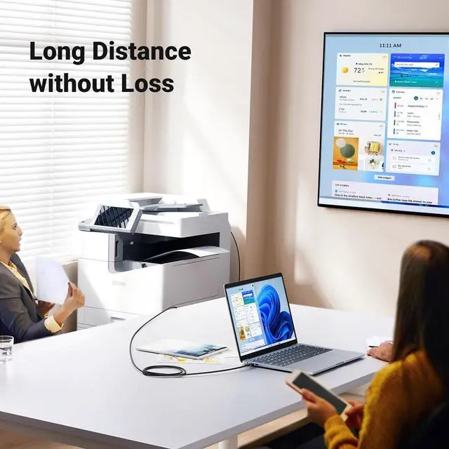 Alt view image 7 of 7 - UGREEN USB Printer Cable - USB A to B Cable, High-Speed Printer Cord Compatible with Hp, Canon, Brother, Samsung, Dell, Epson, Lexmark, Xerox, Piano, Dac, and More 16 FT