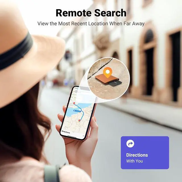 Alt view image 5 of 7 - UGREEN FineTrack Slim Smart Finder Compatible with Apple Find My (iOS Only), 1.7mm Ultra-Slim Wallet Finder, IP68 Waterproof Rechargeable Bluetooth Tracker Card for Wallet, Key, Luggage Tags