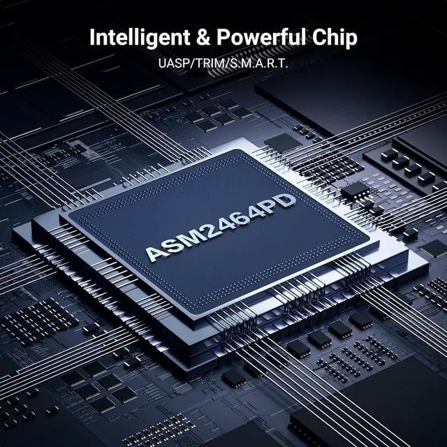 Alt view image 4 of 7 - UGREEN 40Gbps M.2 NVMe Enclosure with Cooling Fan, Anti-Drop SSD Enclosure for MacBook, Aluminum M.2 Enclosure Support M/B+M Key Size 2280/2260/2242/2230 Compatible with Thunderbolt 3/4/USB4/3.2/3.1