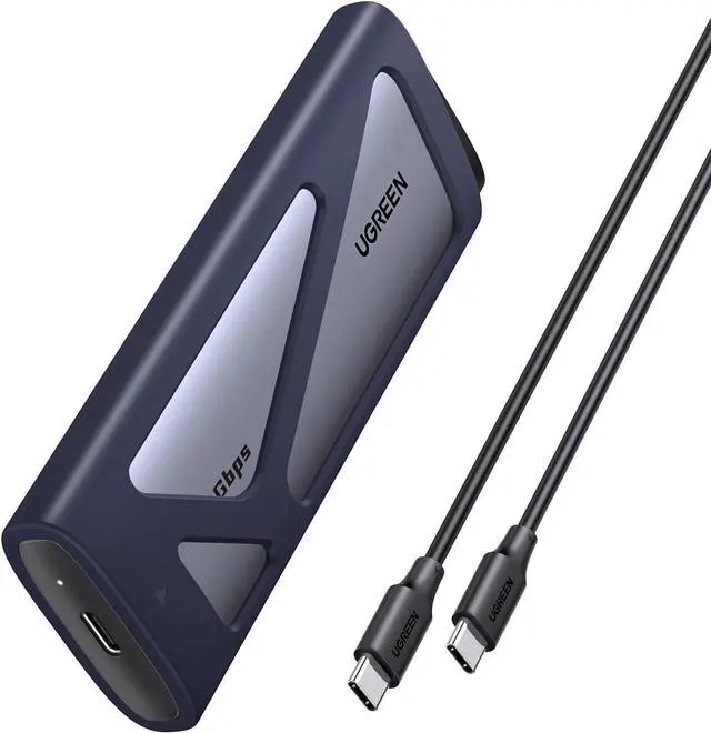 Main image of UGREEN 20Gbps M.2 NVMe SATA SSD Enclosure, 8TB USB C External NVMe M.2 Enclosure Compatible with USB 3.2 Gen2*2 Support UASP Trim for M/B+M Key SSD in Size of 2230/2242/2260/2280