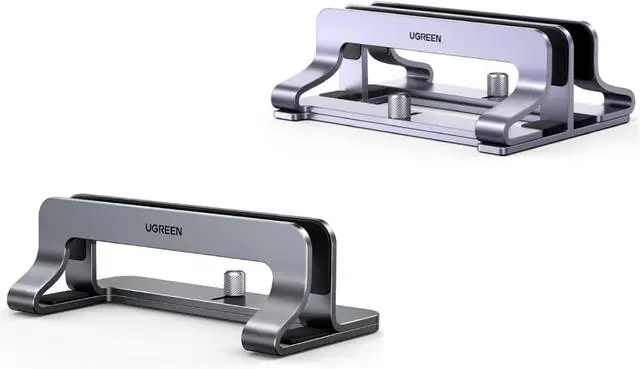 Main image of UGREEN Vertical Laptop Stand Bundle Black + Silver