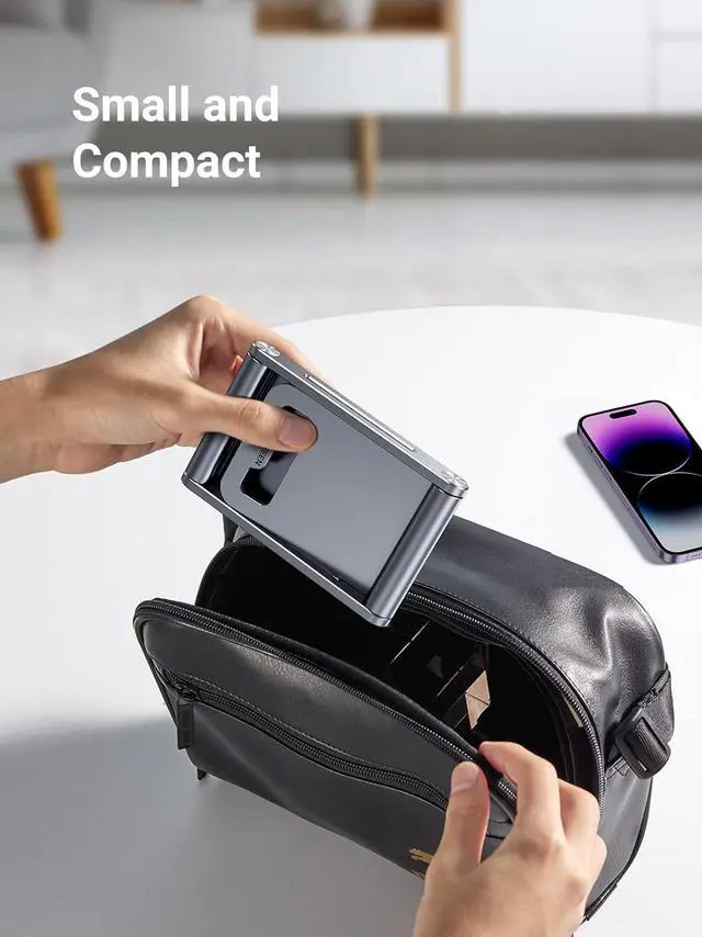 Alt view image 4 of 7 - UGREEN Phone Stand for Desk and Cell Phone Holder Height Adjustable Bundle