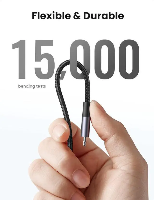 Alt view image 6 of 7 - UGREEN USB C to Lightning Cable 6FT - MFi Certification Lightning Cable Compatible with iPhone 14/14 Pro/14 Pro Max, iPhone 13/12/11/X/XR/XS/8 Series, iPad 9, AirPods Pro, and More